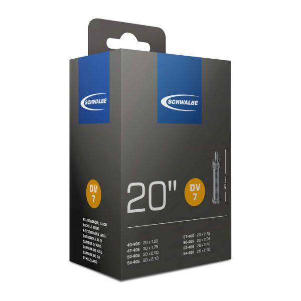 Binnenband 20" Schwalbe DV7 20x150-250 DV 40mm - Le Coq Wielerartikelen