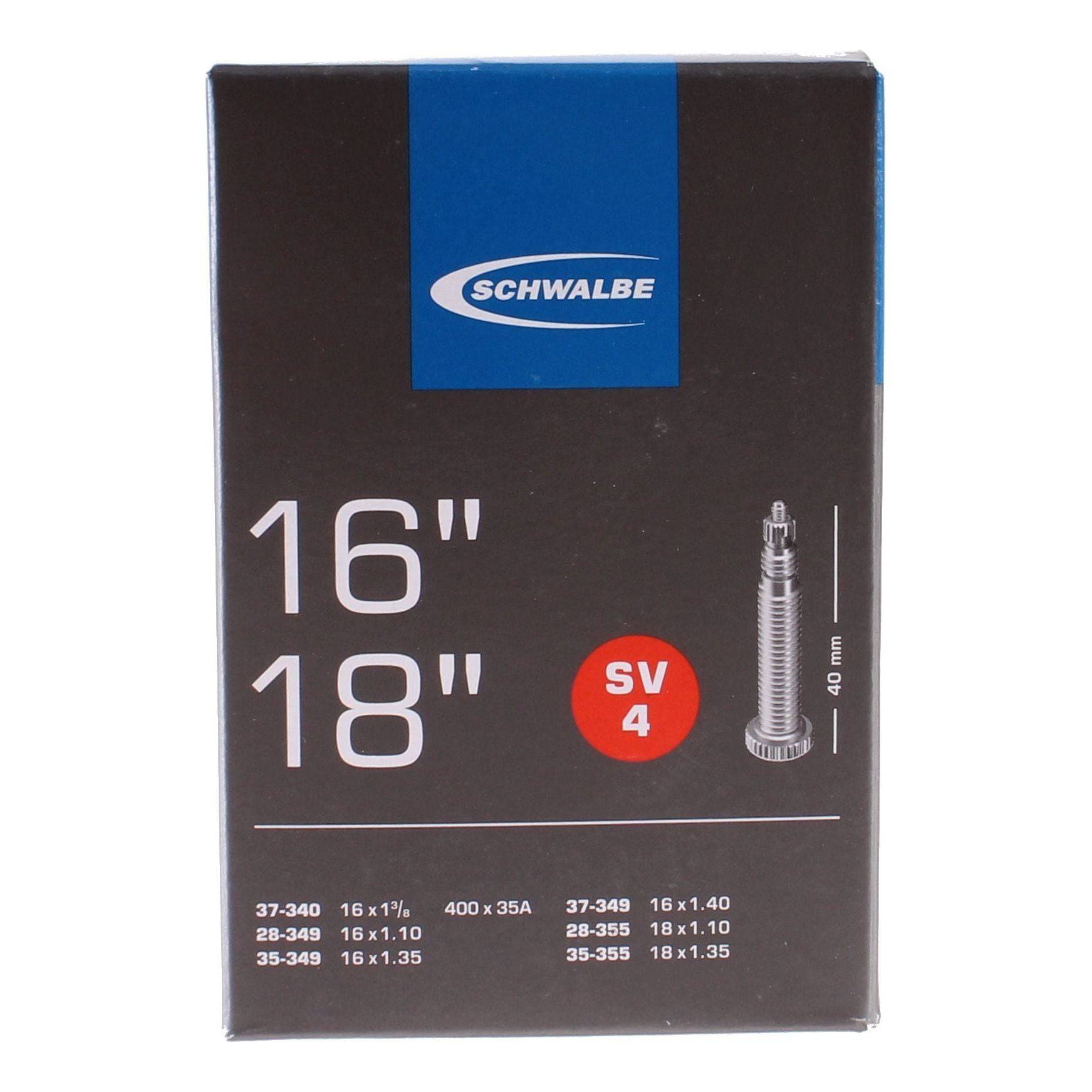 Schwalbe Binnenband Sv4 16-18" / 28/37-340/355 - 40Mm Ventiel - Le Coq Wielerartikelen