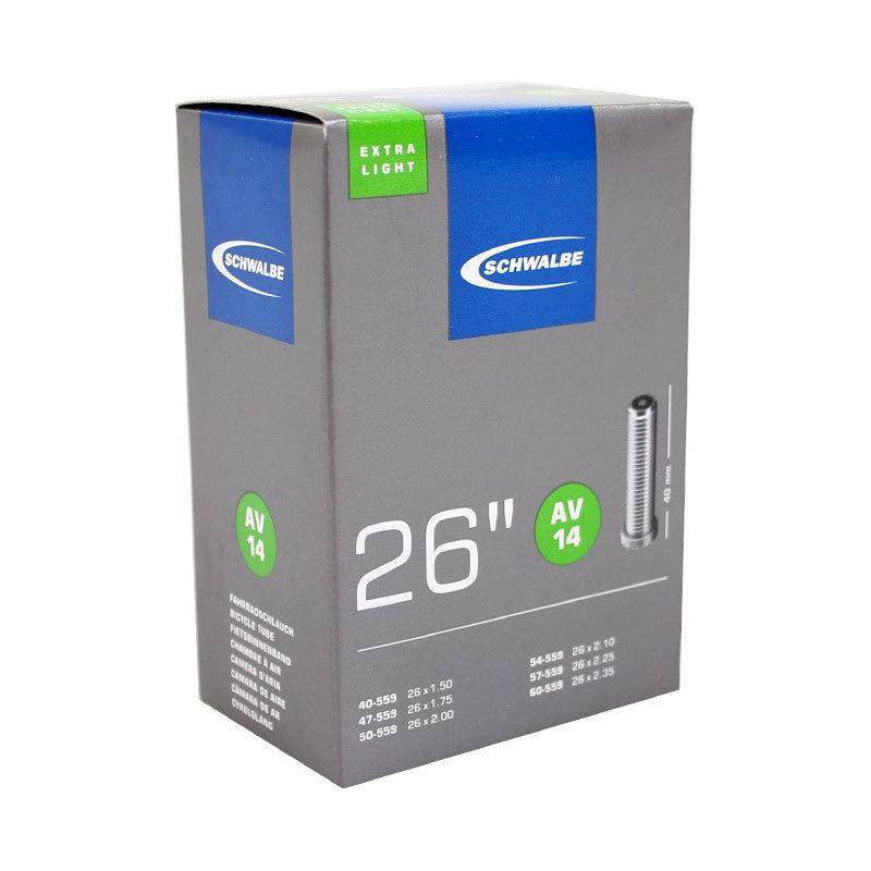 Schwalbe Binnenband Av14 Extra Light 26" / 40/62-559 - 40Mm Ventiel - Le Coq Wielerartikelen
