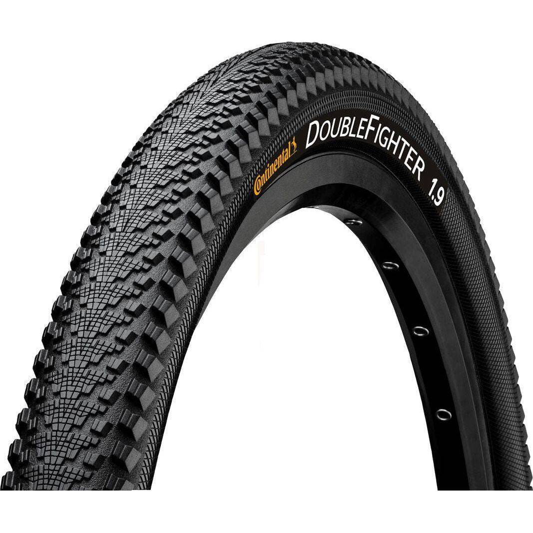 Continental MTB buitenband Doublefighter III 26x1.90 inch met profiel voor off-road en mountainbiken.