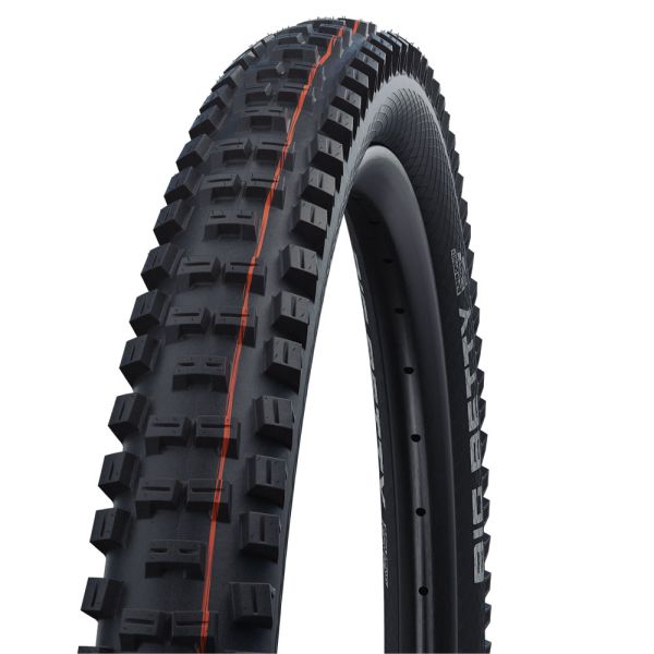 Zwarte Schwalbe 27,5" Big Betty TLE ADDIX Soft MTB buitenband met Vouwband en Super Gravity constructie