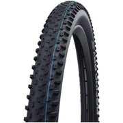 Zwarte Schwalbe MTB vouwband Racing Ray Super Ground 26 x 2.25 inch op een fiets.