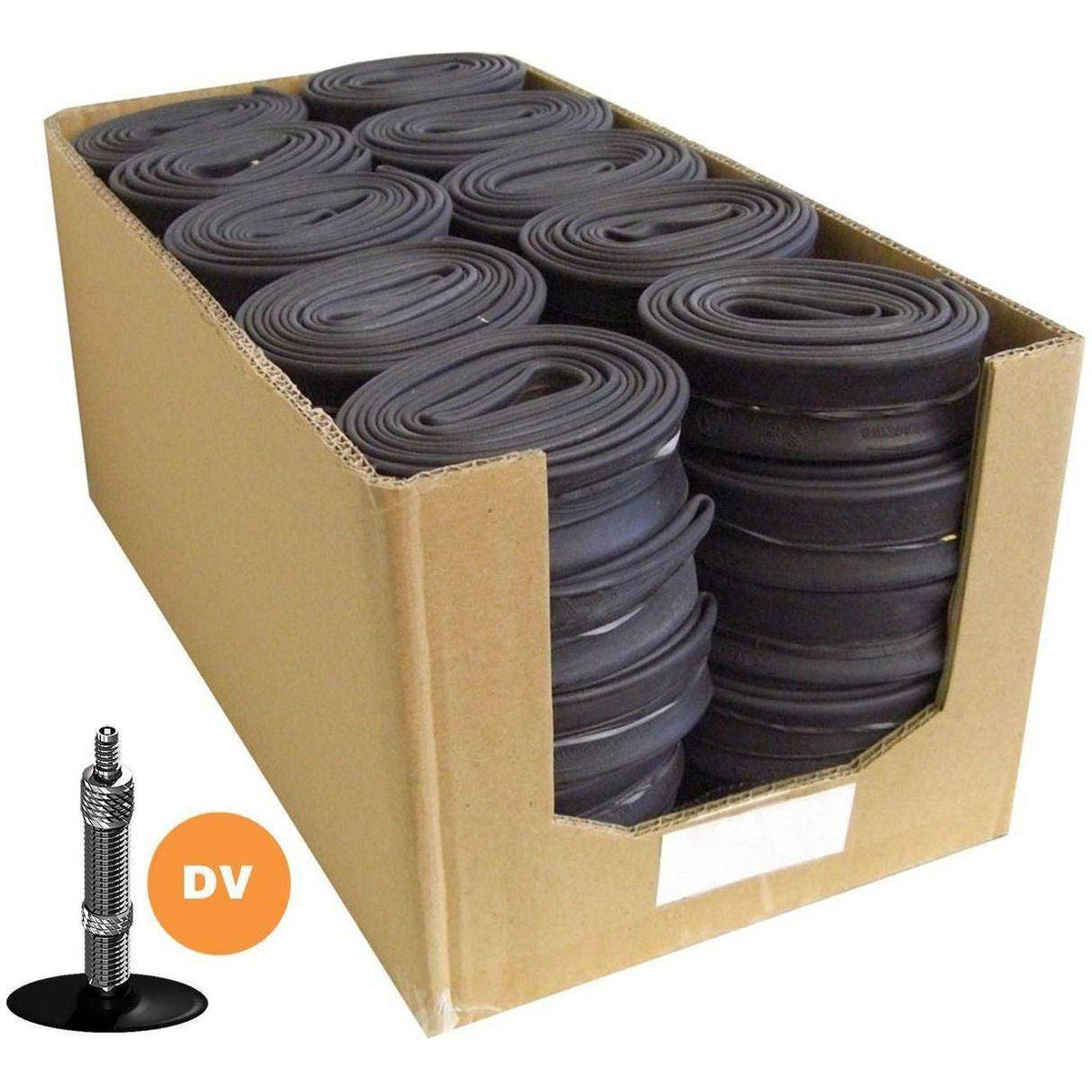 Edge binnenband 28/29 inch DV 40 mm, werkplaatsverpakking van 50 stuks, geschikt voor fietsbanden