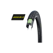 Schwalbe Energizer Plus Tour 28" e-bike buitenband met groene Guard en ADDIX E rubbersamenstelling, zwart.