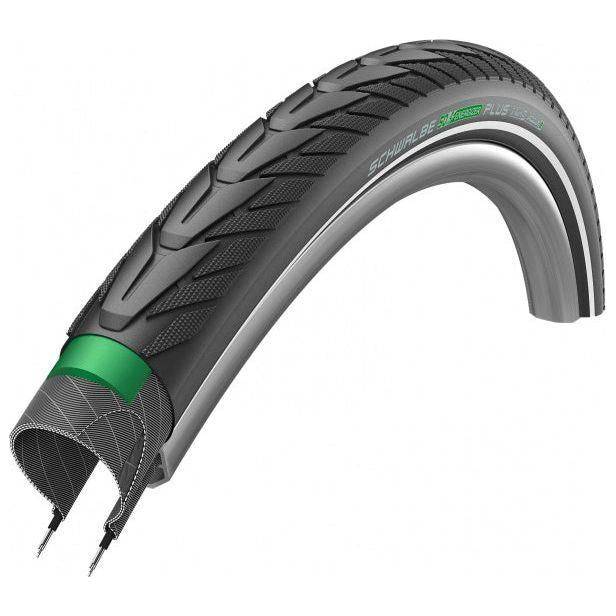 Schwalbe Energizer Plus stadsfiets buitenband 27.5x2.00 inch met Greenguard voor comfortabel en veilig fietsen