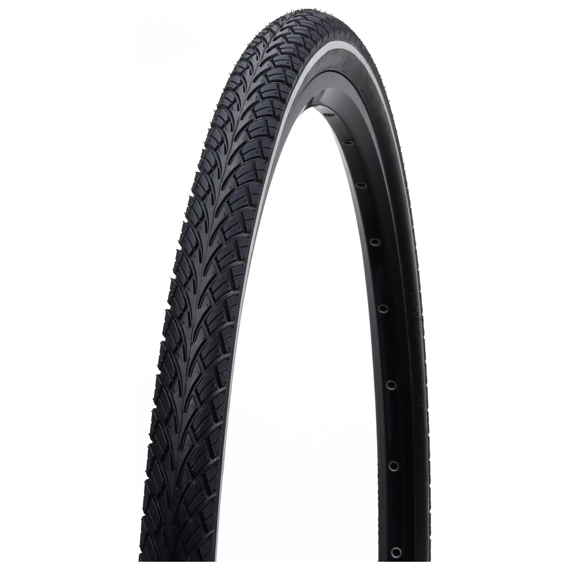 Edge Buitenband Street 24 X 1.75" / 47-507Mm - Zwart Met Reflectie - Le Coq Wielerartikelen