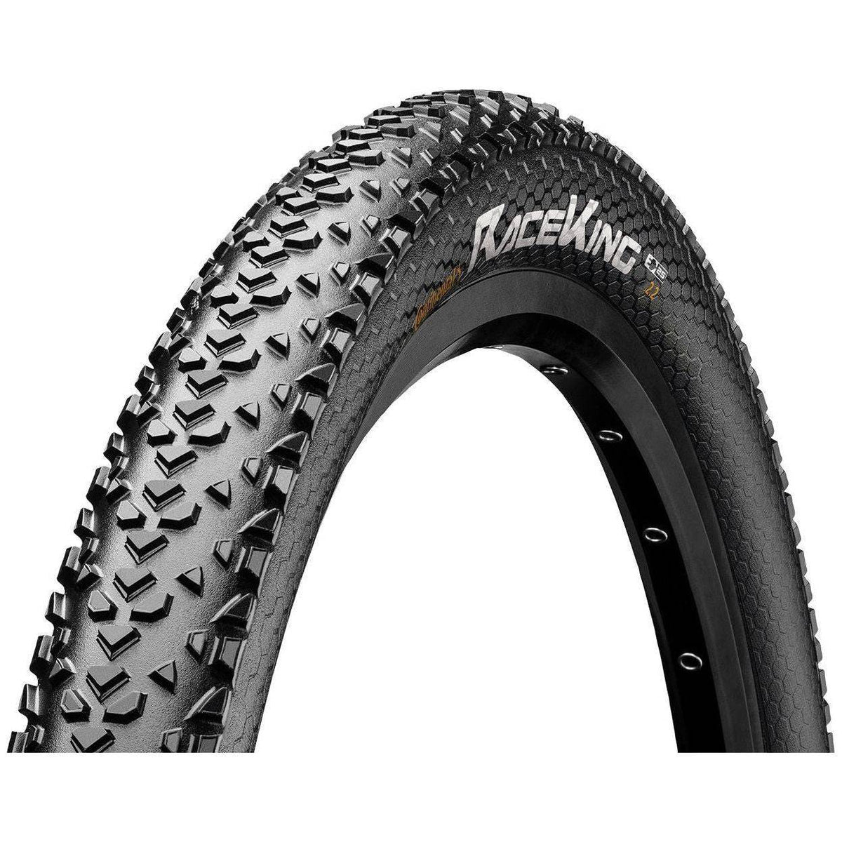 Zwarte 29-inch Continental Race King MTB-binnenband met breedte 55-622, geschikt voor mountainbikes.