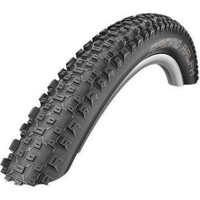 Schwalbe Racing Ralph Performance Twinskin MTB band 27,5x2,25 inch, vleugelband voor mountainbikes, goed zichtbaar in de afbeelding.