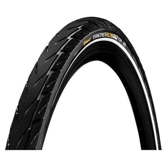 Continental Buitenband Contact Plus City 28 X1.40" / 37-622 - Zwart Met Reflectie - Le Coq Wielerartikelen