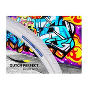 Dutch Perfect stadsfiets buitenband 28x1.40" anti-lek, stevig en betrouwbaar voor comfortabel fietsen.
