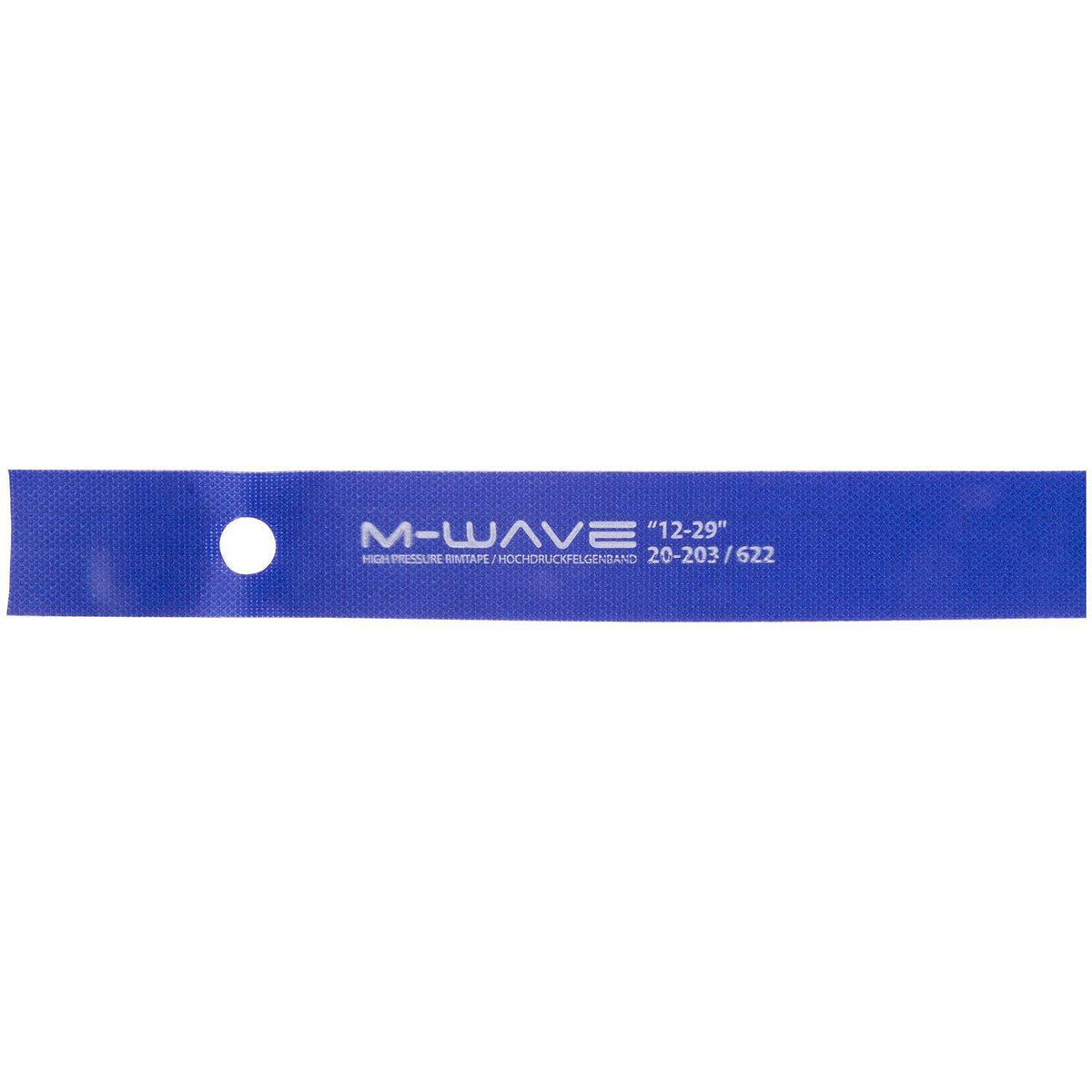 Blauwe M-Wave Velglint 12-29 inch met hoge druk van 20 mm, geschikt voor fietsbanden, in set van 1.