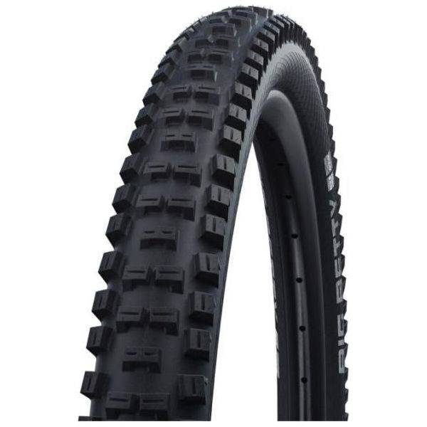 Zwarte Schwalbe Big Betty MTB buitenband 29x2.40 inch voor bikepark, profiel voor off-road en mountainbiken.