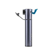 Schwalbe minipomp Sos Pump 129mm van aluminium in donkergrijs, compacte handpomp voor fietsbanden
