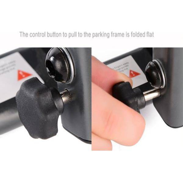 Edge Achterwielstandaard Inklapbaar - Zwart - Le Coq Wielerartikelen