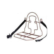 Zwarte Steco Monkey-Mee spanband van kunststof met logo, accessoire voor bevestiging en organisatie van kabels of apparatuur.