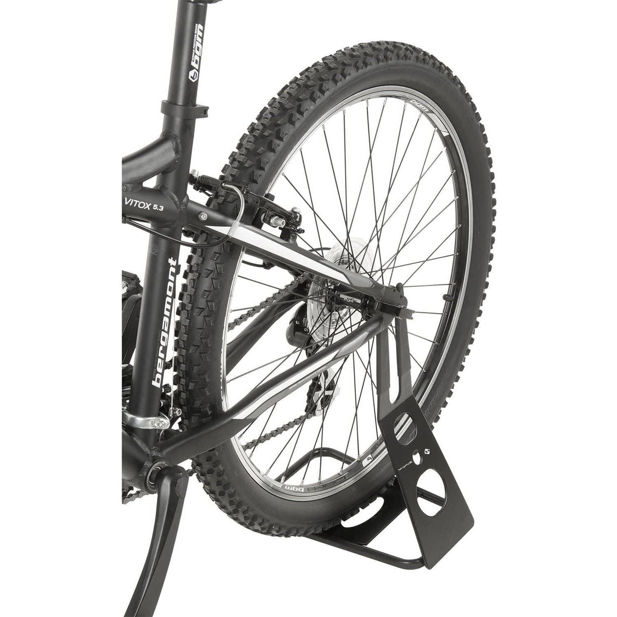 M-Wave presentatiestandaard voor display van 12 tot 29 inch wielen, stabiel en geschikt voor fietsgerelateerde producten