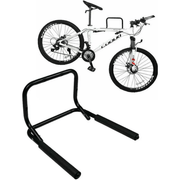 Zwarte Edge inklapbare wandhouder voor fiets tot 30 kg, muurbeugel voor ophangen van fietsen, stevig en ruimtebesparend.