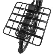 M-Wave bagagedragerverbreder Racky Baseplate op fiets, verbetert draagcapaciteit en stabiliteit van de bagagedrager.
