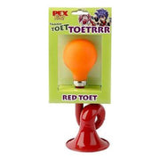 Pexkids kindertoeter Posthoorn in heldere kleuren, geschikt voor kinderen, met vrolijk ontwerp en geluid.