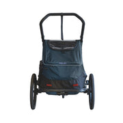 Kinderfietskar XLC Duo T BS-K02 voor twee kinderen, petrolkleur met stevige frame en comfortabele zitplaatsen.