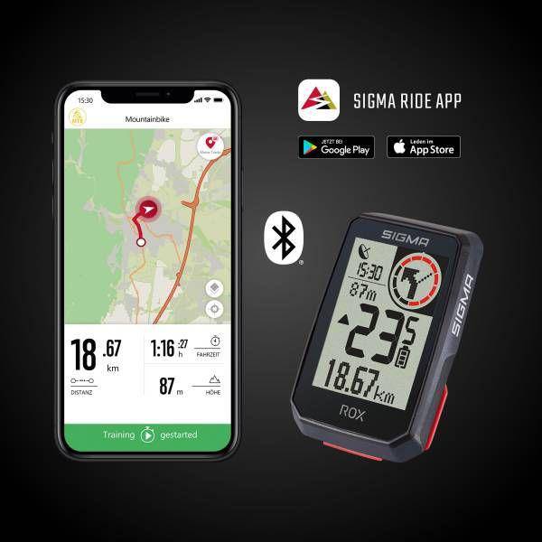 Fietscomputer Sigma Rox 2.0 Gps Top Mount - Le Coq Wielerartikelen