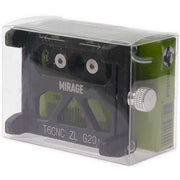Zwarte Mirage G20 aluminium fietstelefoonhouder met Ø22-25,4 mm voor veilige bevestiging van smartphone op de fiets