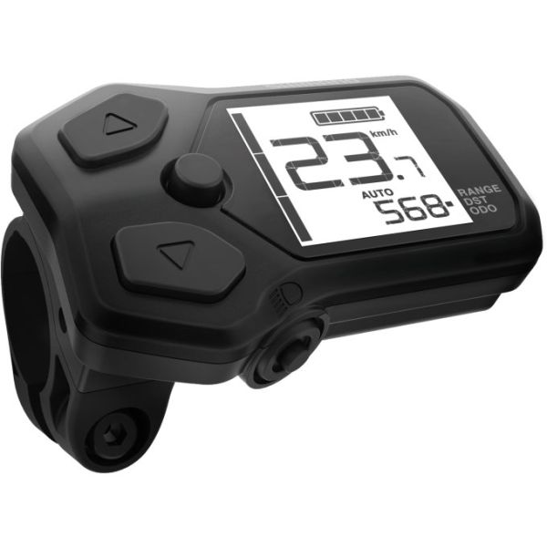 Shimano fietscomputer SC-E5000A Steps E5000 serie met bekrachtigingsschakelaar en bedieningsknoppen, voor elektrische fietsen