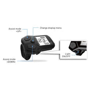 Shimano fietscomputer SC-E5000A Steps E5000 serie met bekrachtigingsschakelaar en bedieningsknoppen, voor e-bike accessoires