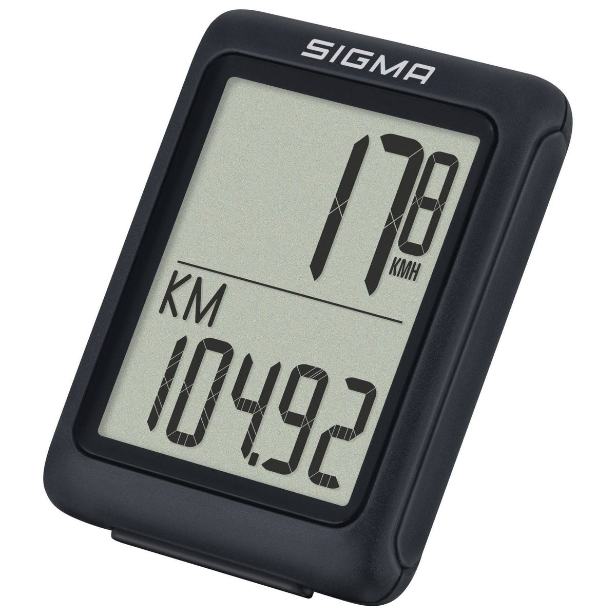 Sigma fietscomputer BC 8.0 WL ATS kilometer-teller met digitaal display en draadloze communicatie voor fietsers