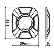 Lampa universele adapter voor telefoon en camera houders, stevige en compatibele bevestiging voor diverse apparaten.