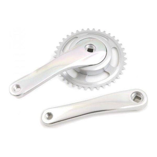 Crankstel 38T Gazelle Linea 170Mm Aluminium - Zilver - Le Coq Wielerartikelen