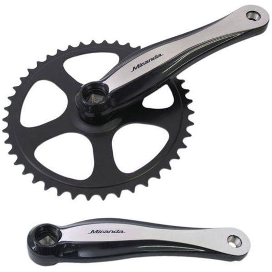 Miranda Crankstel Sunrace Fcm600 42-32-22T / 170Mm - Vierkante As - Zwart - Le Coq Wielerartikelen