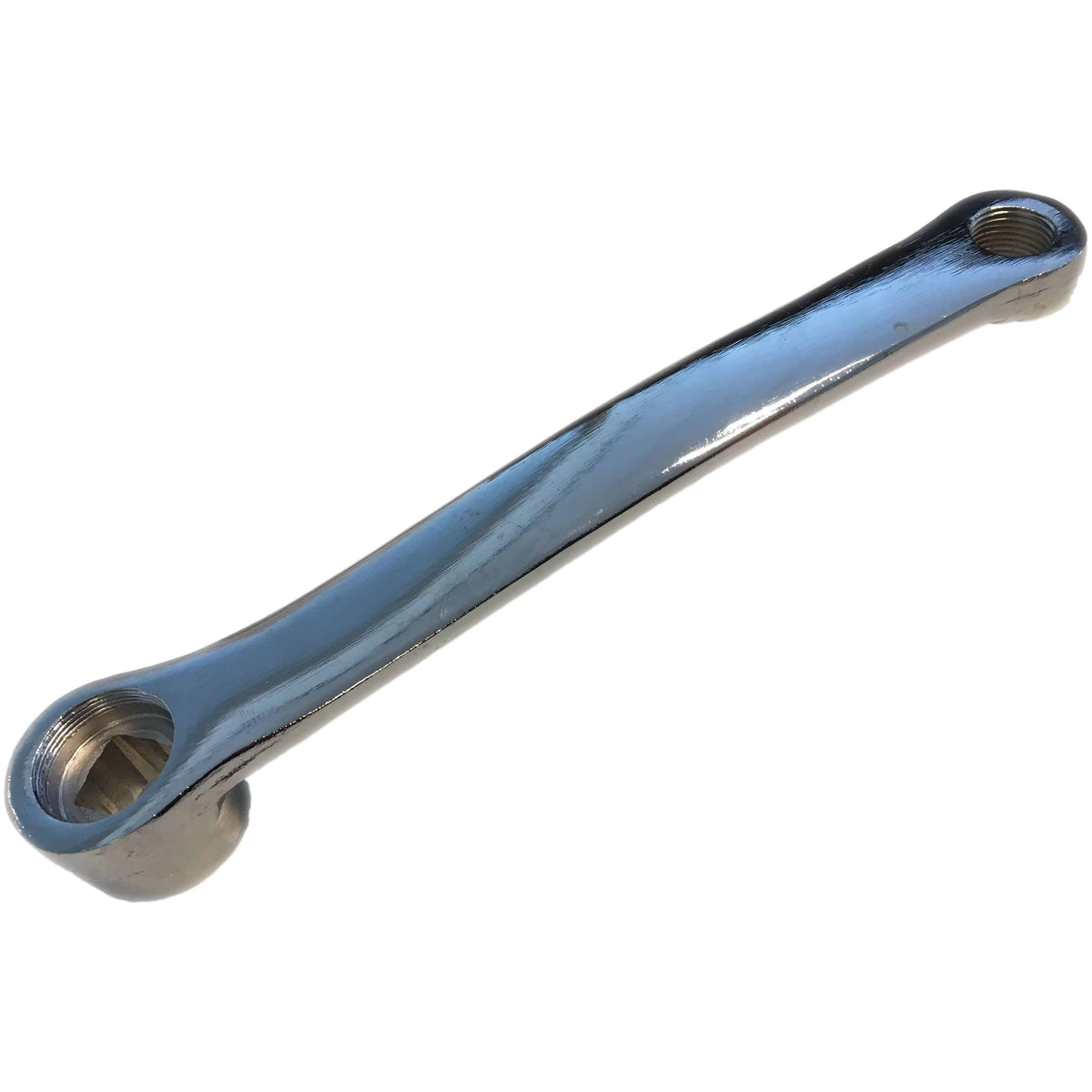 Vinty Crankarm Links Vinty 170mm, zwart, stevige fietskrakarm voor racefiets of mountainbike, zichtbaar in de afbeelding.