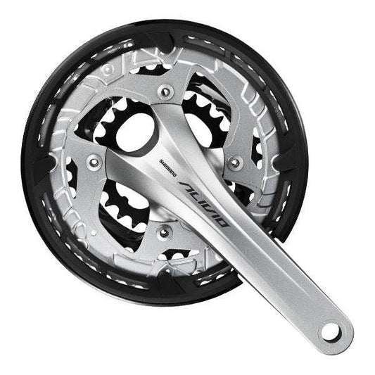 Shimano Crankstel 9 Speed Alivio T4060 175/48X36X26T - Zilver - Le Coq Wielerartikelen