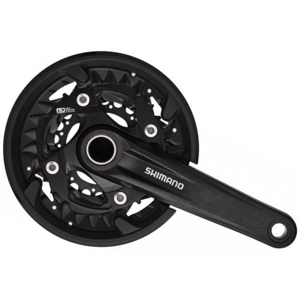 Shimano FC-MT500 Crankstel 3X10 175 mm Hollowtech II Zwart