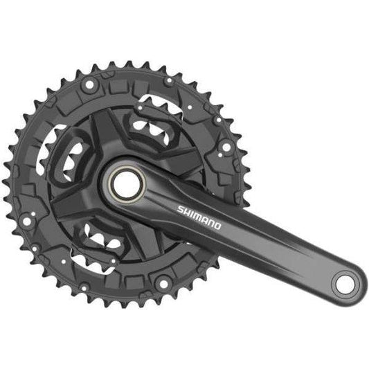 Shimano Crankstel Fc-Ty501 6/7/8 Speed 175Mm 48X38X28T - Zwart - Le Coq Wielerartikelen