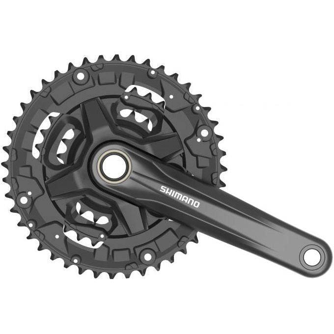 Shimano FC-MT210 trekking crankset 3x9 snelheden, zwart, 175 mm crankstel voor mountainbikes en trekkingfietsen