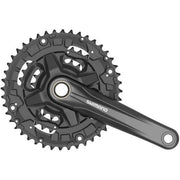 Shimano FC-MT210 trekking crankset 3x9 snelheden, zwart, 175 mm crankstel voor mountainbikes en trekkingfietsen