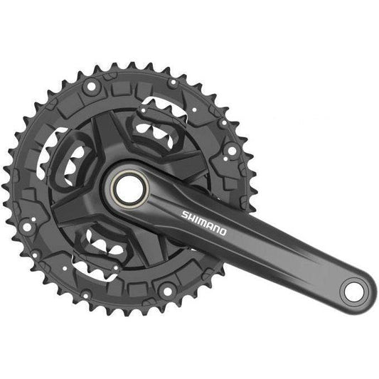 Shimano Crankstel 3 X 9 Speed Mtb/Trekking Fc-Mt210 175/40-30-22 Hollowtech 2 - Zwart - Le Coq Wielerartikelen