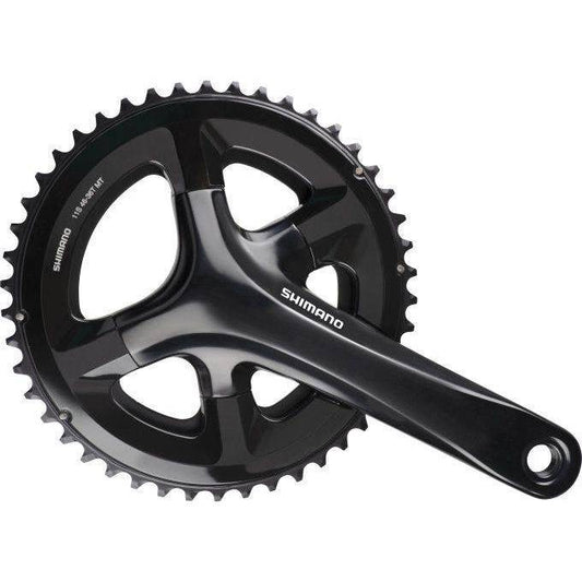 Shimano Crankstel 2 X 11 Speed Road Fc-Rs510 - 50-34 Holle As - Zwart - Le Coq Wielerartikelen