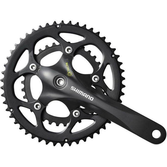 Shimano Crankstel 2 X 9 Speed Road Fc-Rs345 - 175/50-34 Octalink - Zwart - Le Coq Wielerartikelen