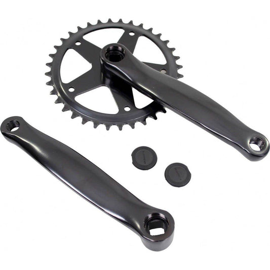 Crankstel 36T Vinty St 1/8" Met 170 Mm Crankarm - Zwart - Le Coq Wielerartikelen