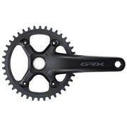 Shimano GRX FC-RX600 gravel crankstel met 40T kettingblad en 1x11 versnellingen, zwart frame met duidelijke kettingblad details