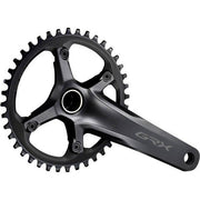 Shimano GRX FC-RX600 gravel crankstel met 40T kettingblad voor 1x11-speed fiets, zwart en robuust ontwerp