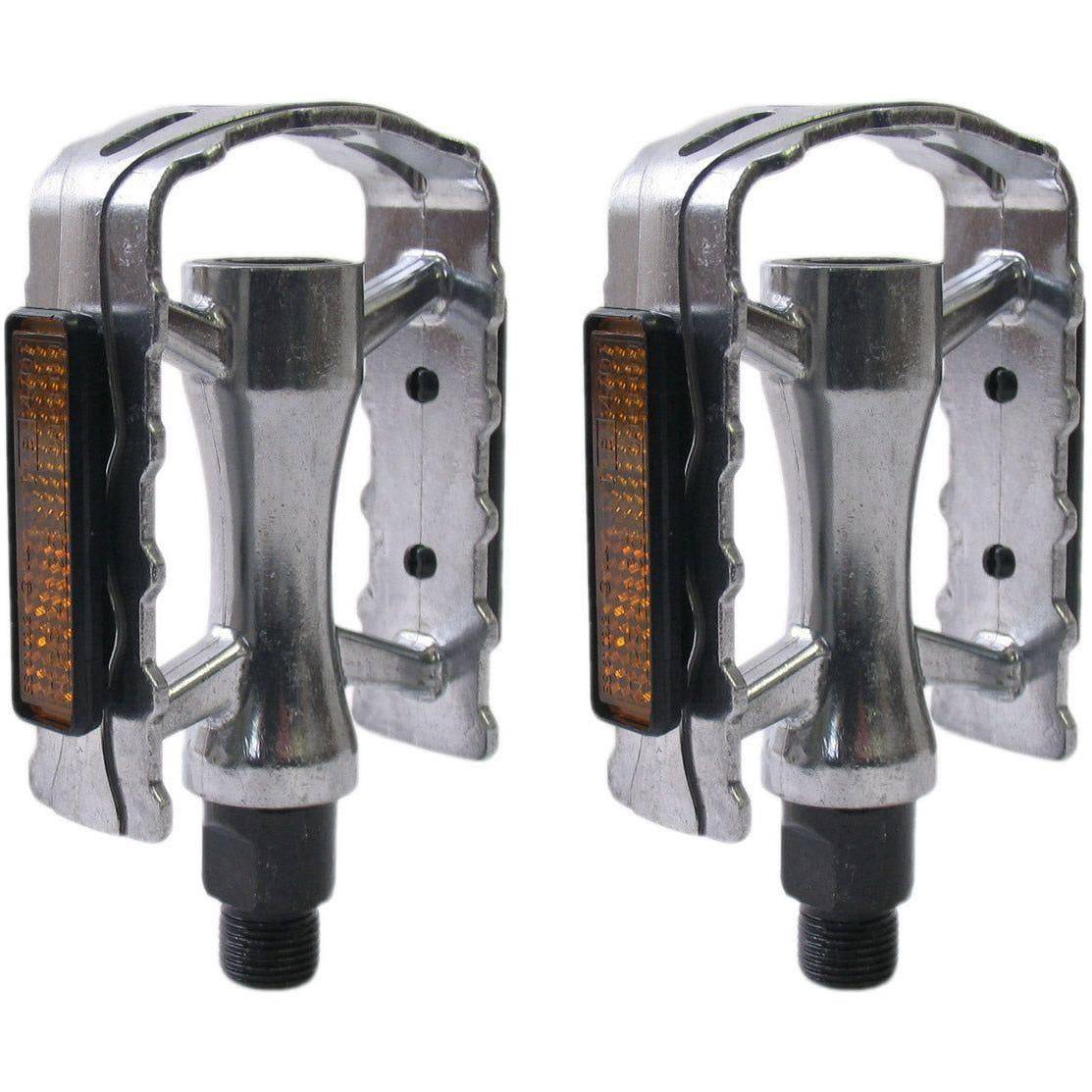Marwi Pedaalset Sp-610 Aluminium - Zilver (Werkplaatsverpakking) - Le Coq Wielerartikelen
