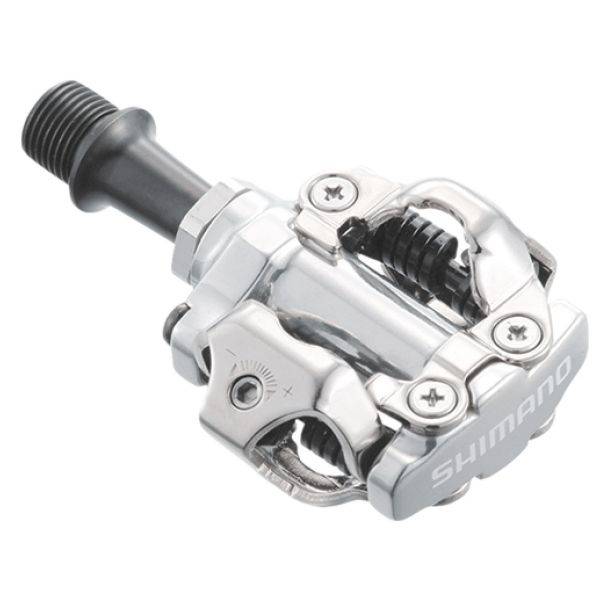 Shimano MTB pedaalset PDM540 SPD met SM-SH51 clip-clip pedaalens en bevestigingen voor mountainbiken