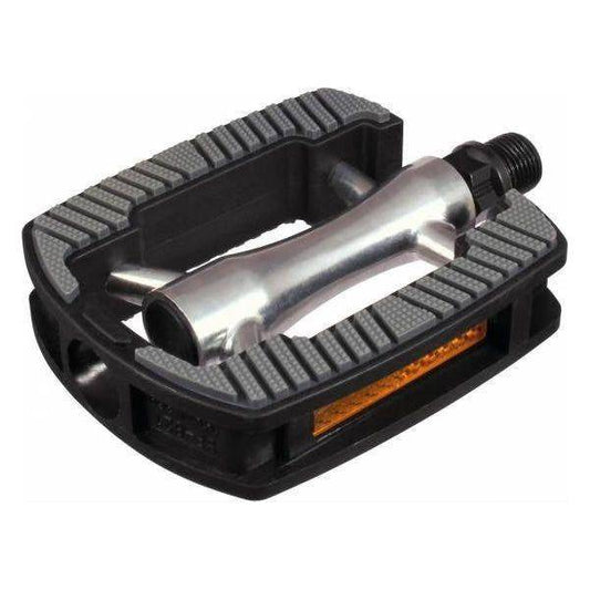 Marwi Pedaalset Sp-821 Aluminium Huis Non-Slip - Zwart (Op Kaart) - Le Coq Wielerartikelen