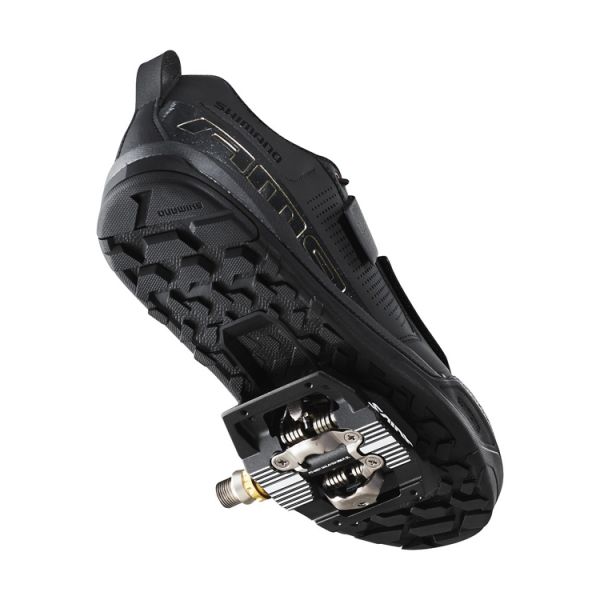 Shimano Saint PD-M821 MTB platformpedaal met dubbelzijdige SPD, zwart, robuust en geschikt voor mountainbiken.