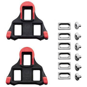 Shimano SDP-SL schoenplaatjes set voor fietsschoenen, compatibel met klikpedalen, zwart kunststof met metalen onderdelen