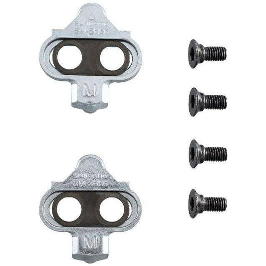 Schoenplaatjes Shimano Sm-Sh56 Spd Zonder Borgplaatjes (Meerzijdig Uitklikbaar) - Le Coq Wielerartikelen